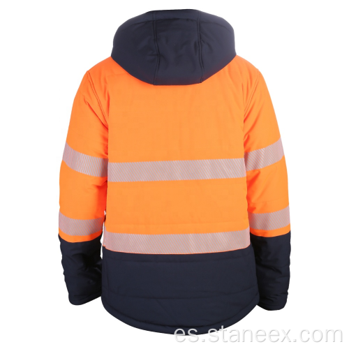 Sudadera de vellón de chaqueta de vellón de invierno de alta visibilidad